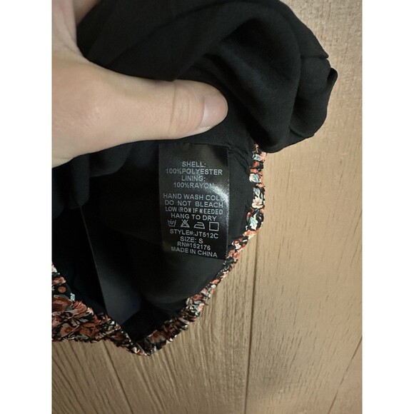 NWT Reset by Jane Silky Cropped Tank Floral Fall Adjustable‎ Straps Size S - Picture 4 of 5